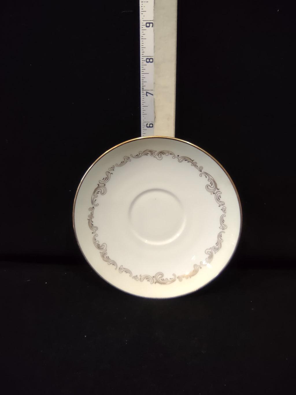 Vintage Minton Felicity Saucer Bone China Gold Scrolls (Lot 5504)