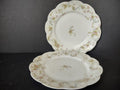 Haviland Limoges 2 x Luncheon Plate Princess Blue Swags (lot 827)