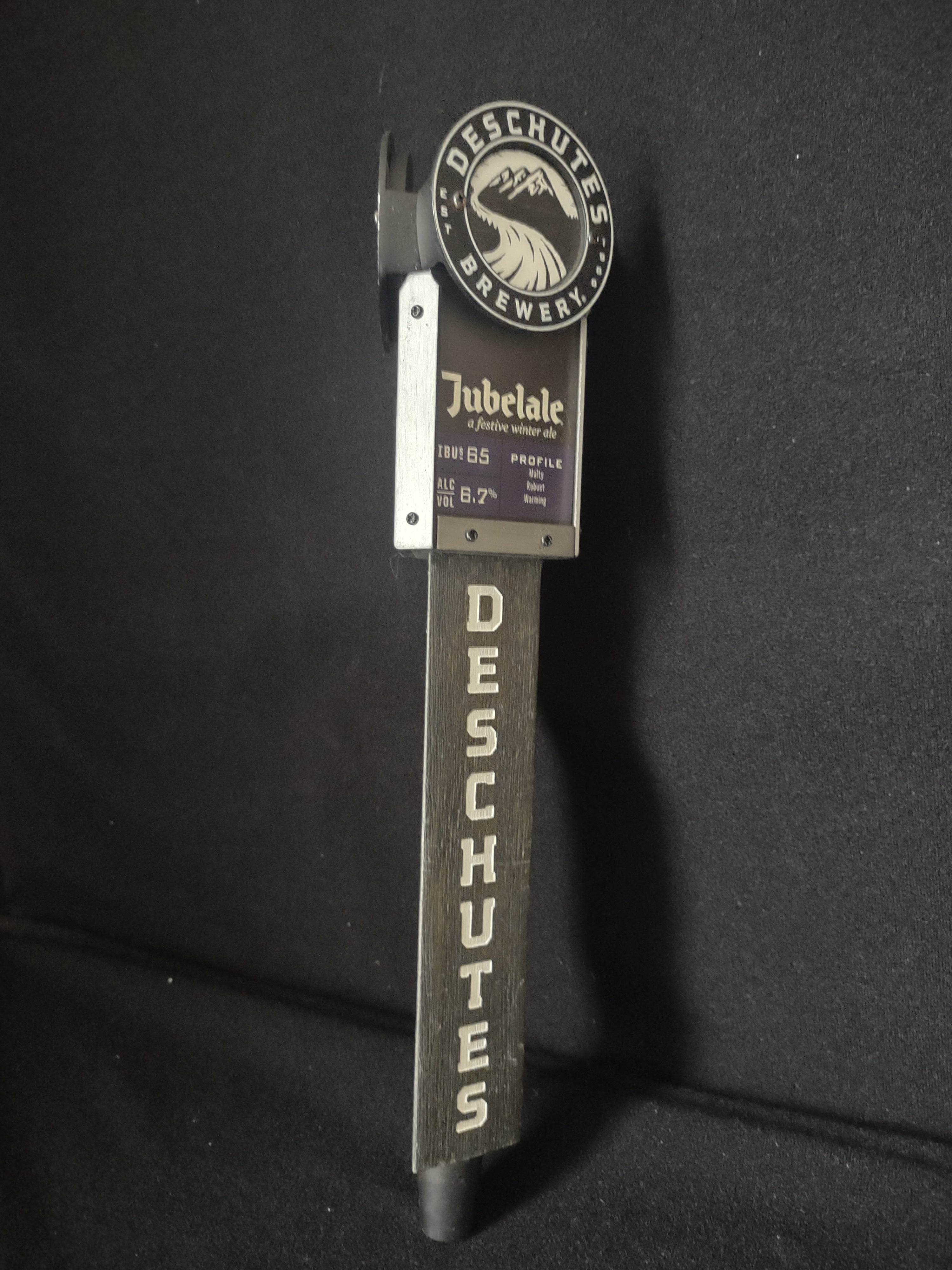 Vintage Collectible Deschutes Brewery Beer Tap Handle (lot 1727)