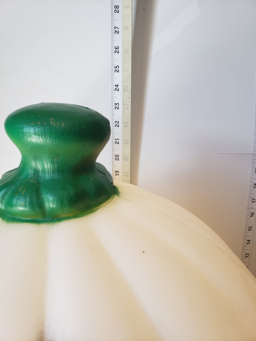 Large Vintage Halloween Blow Mold Pumpkin 24" Light Up (lot 2214)