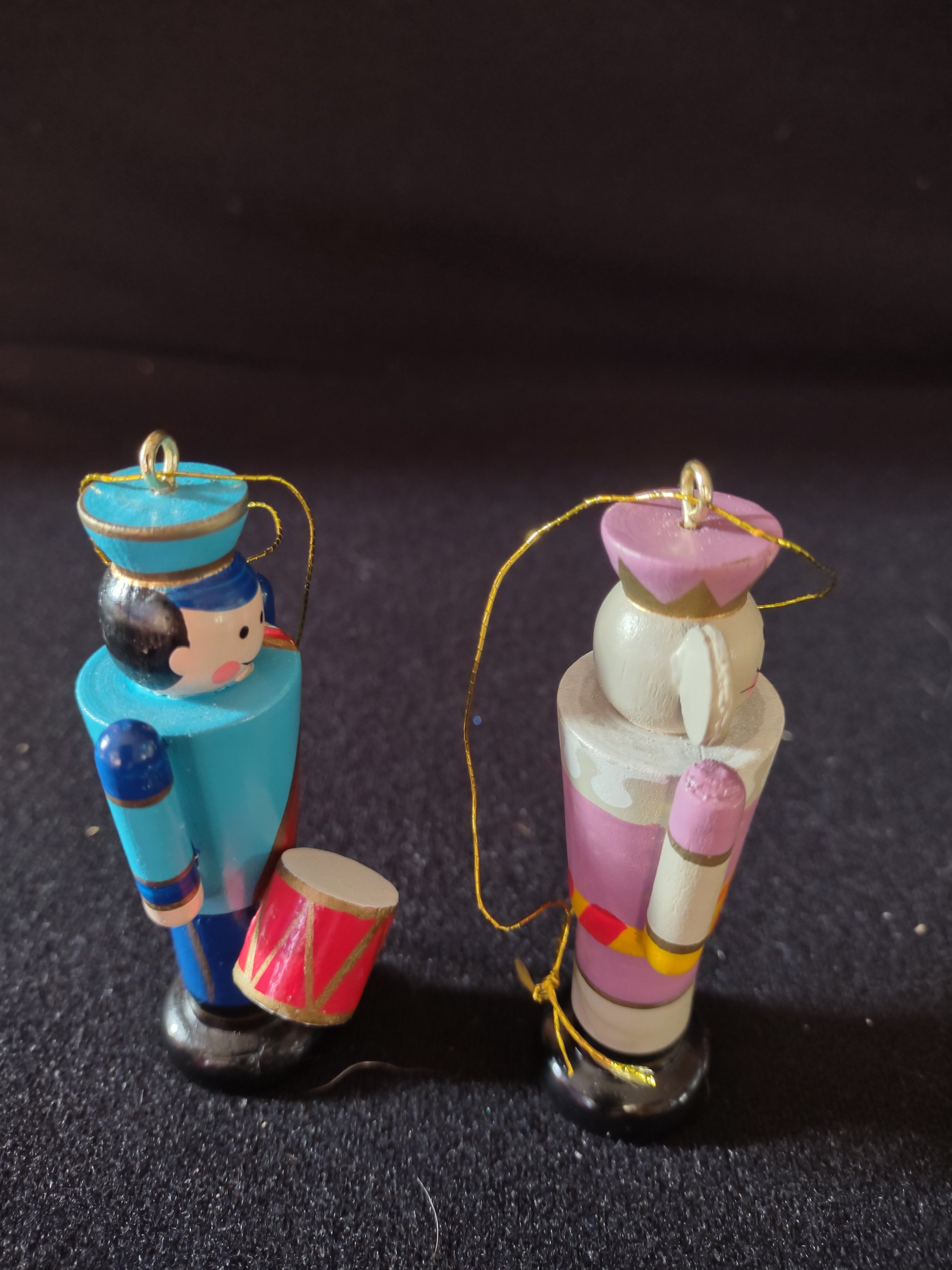 Vintage Avon Nutcracker Christmas Ornaments Soldier Mouse King (Lot 4807)