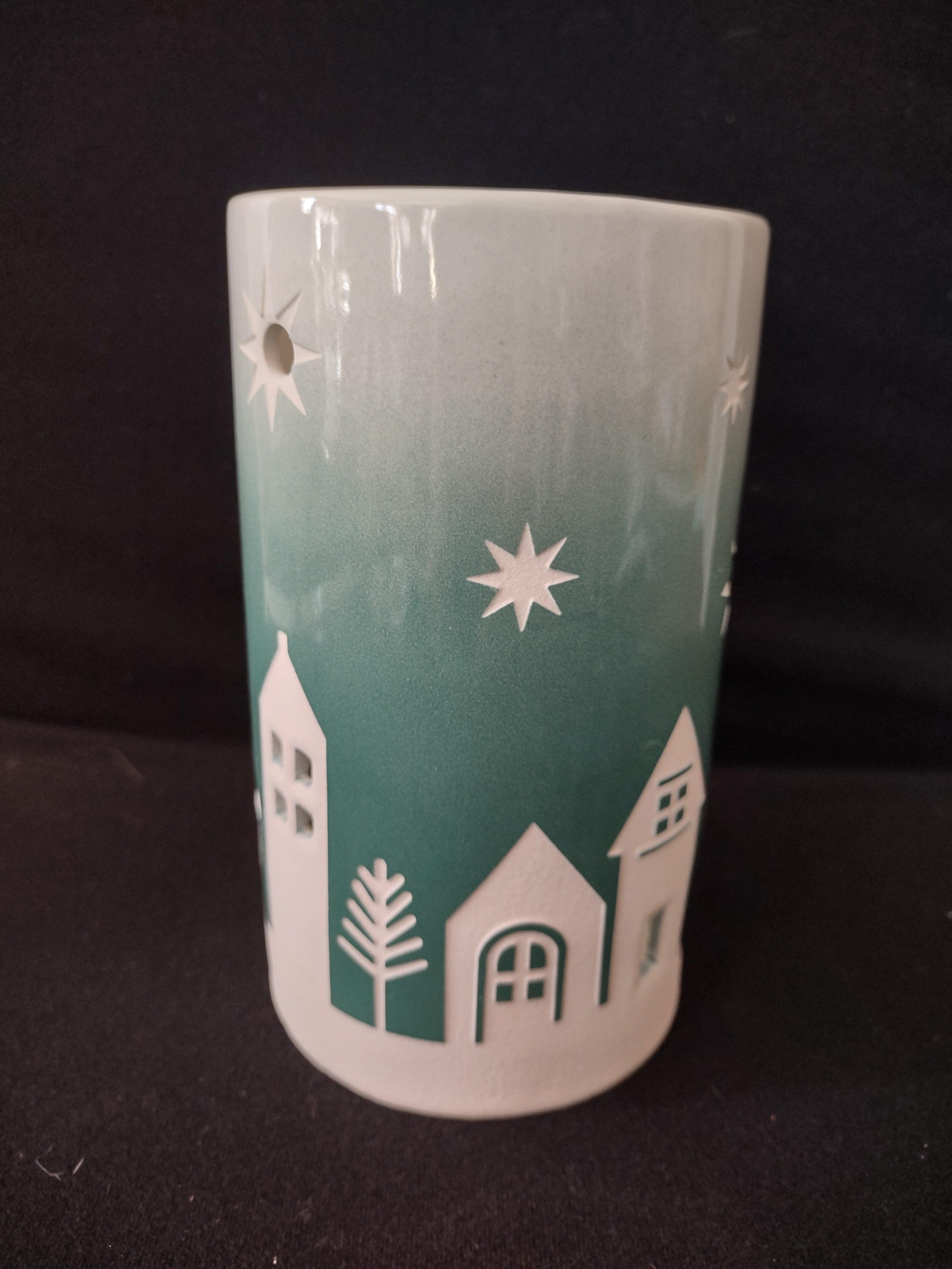 Yankee Candle Winter Village Tealight Candle Holder Christmas Cookie (Lot 4065)