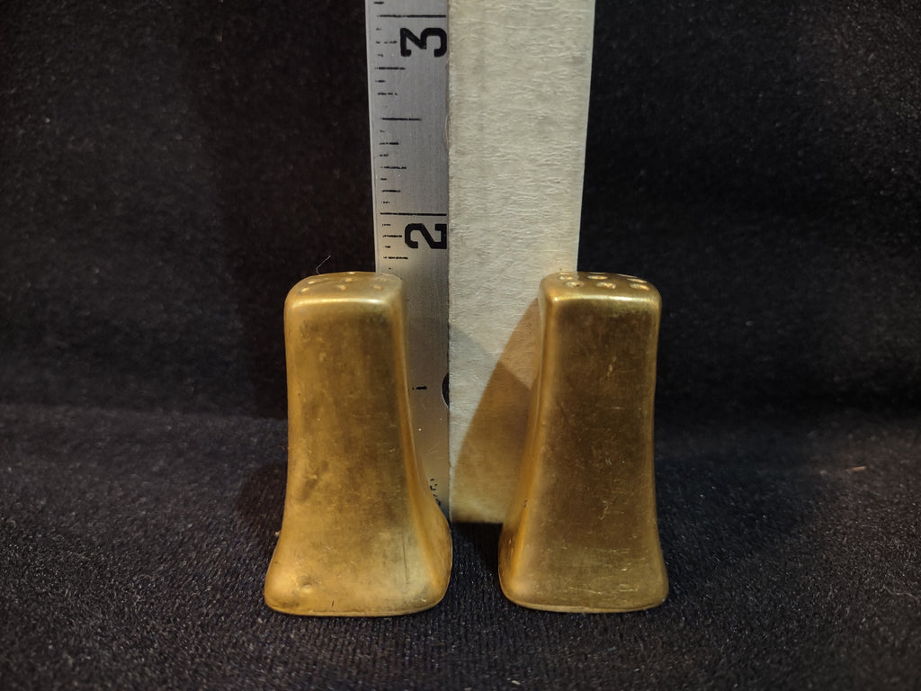 Vintage Lusterware Salt and Pepper Shaker Japan Golden (lot 5365)