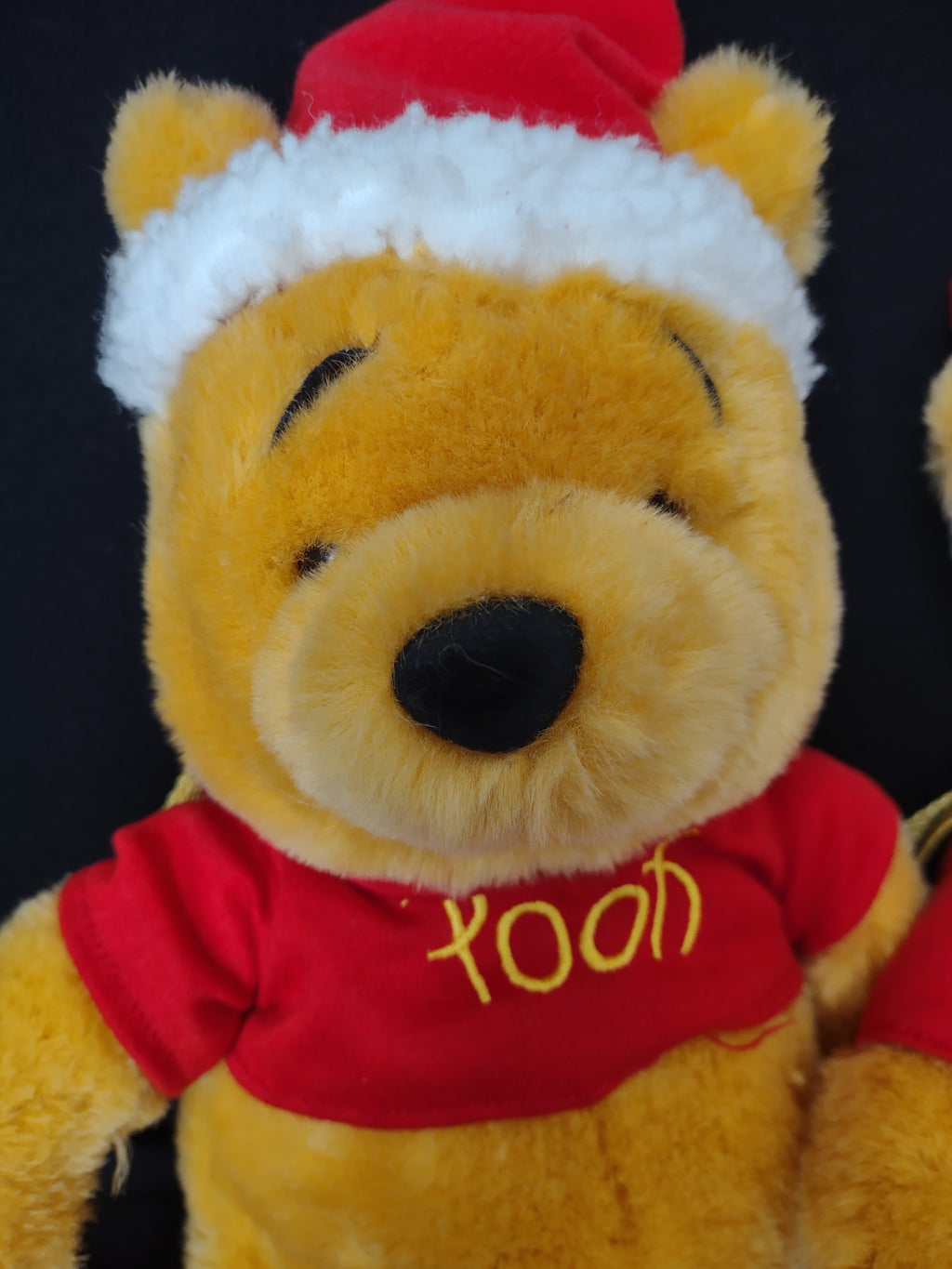 Christmas Disney Pooh Bear Toy with straps set of 2 (lot 2360)