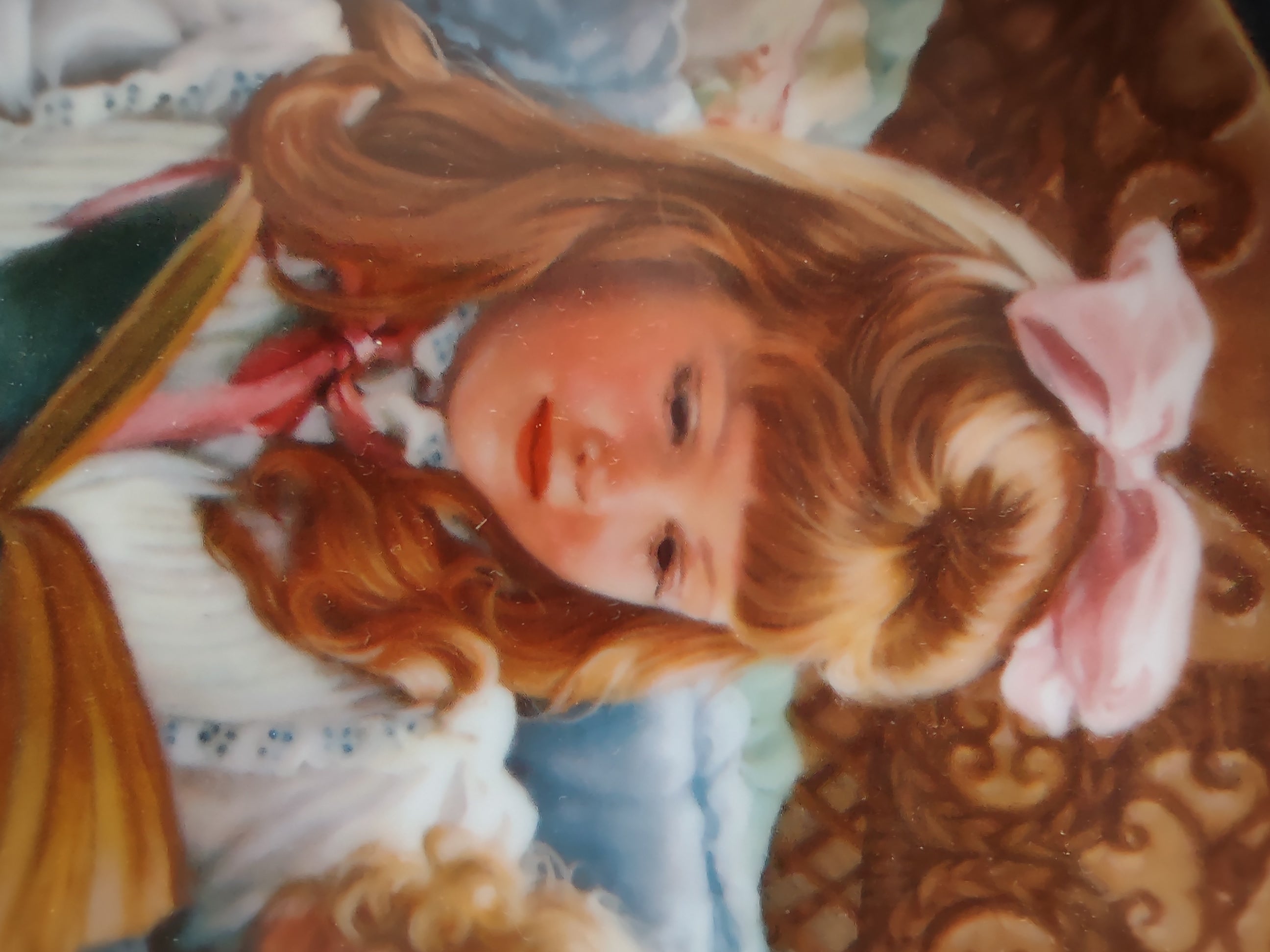 Vintage Barefoot Children Collector Plate 1st Issue Night-Time Story (Lot 5185)