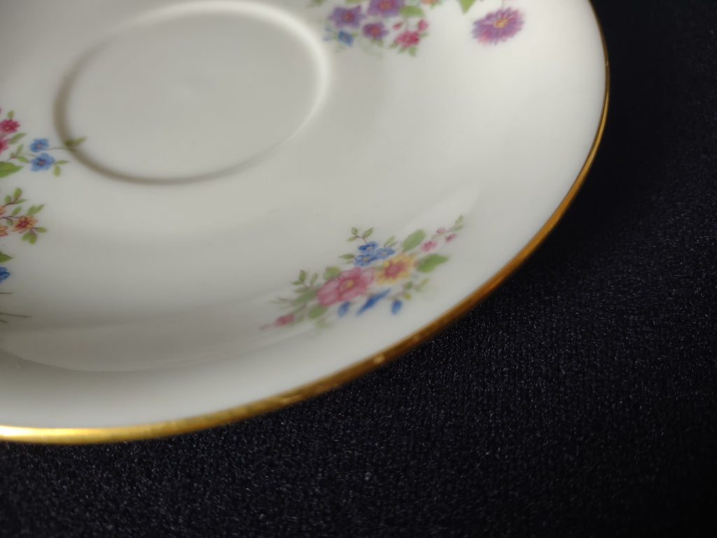 Vintage Lenox L-347 Saucer ONLY Gold Trim Roses (lot 1816)