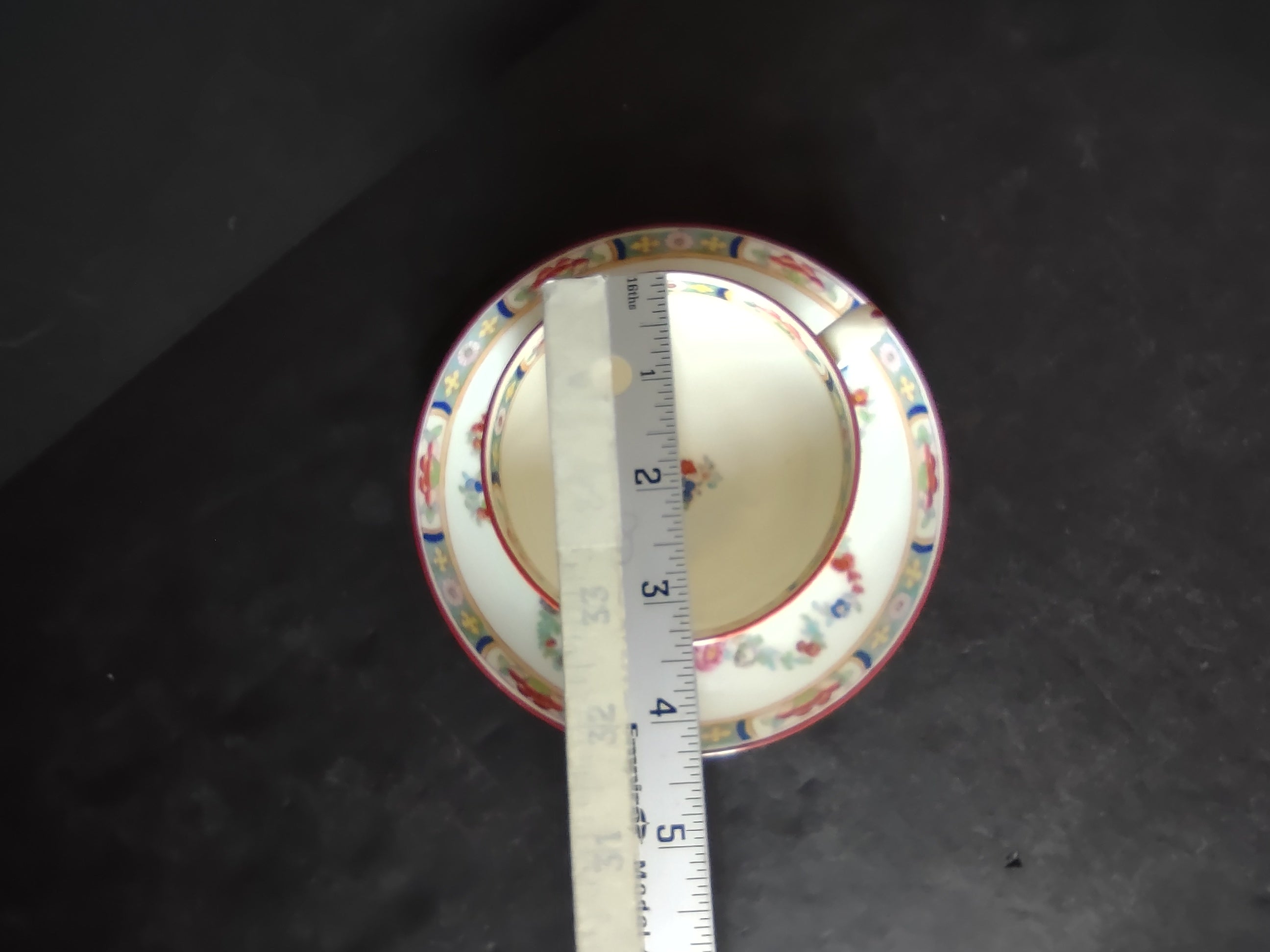 Vintage Minton Rose Garland Swag Teacup with Saucer Bone China England (lot 5477