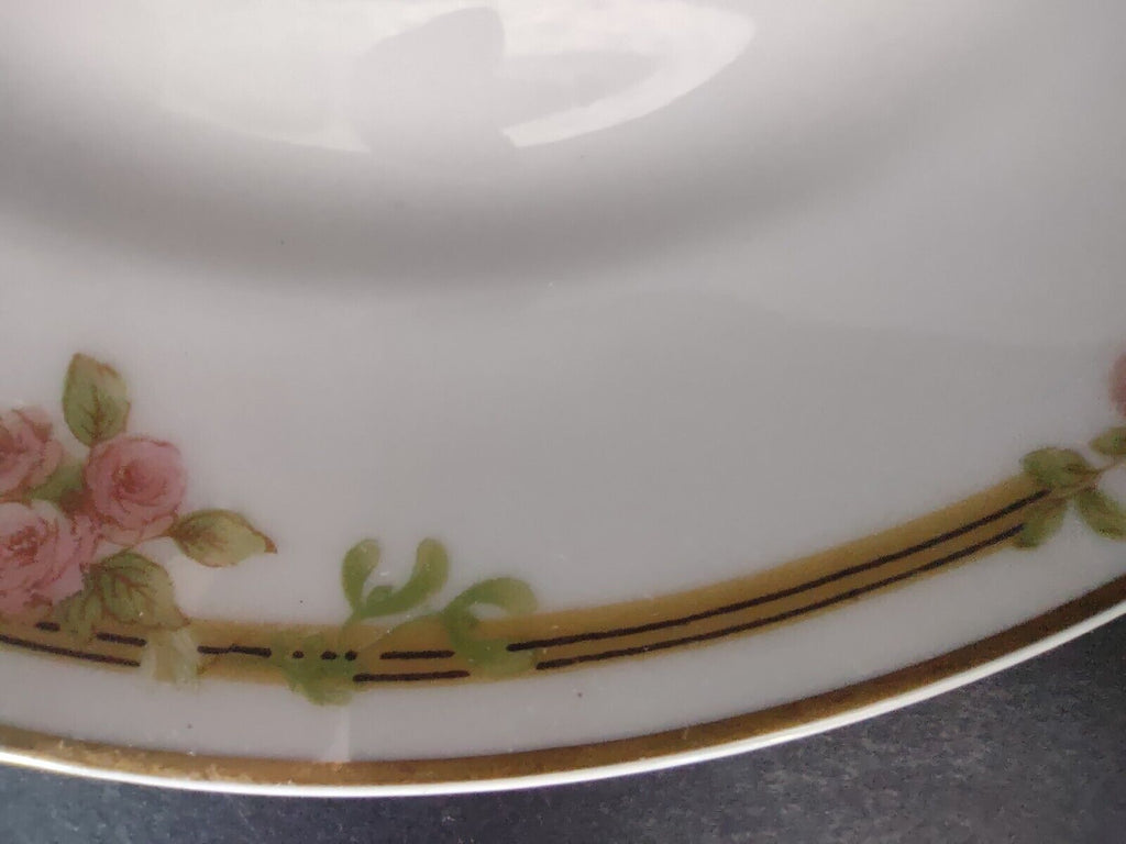 Haviland Limoges Schleiger 625 A Red Rose 2 x Dessert Plate 6-1/4" (lot 539