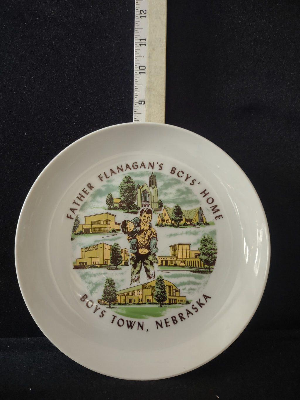 Vintage Father Flanagan's Boys' Home 8 " Plate (Lot 3309)