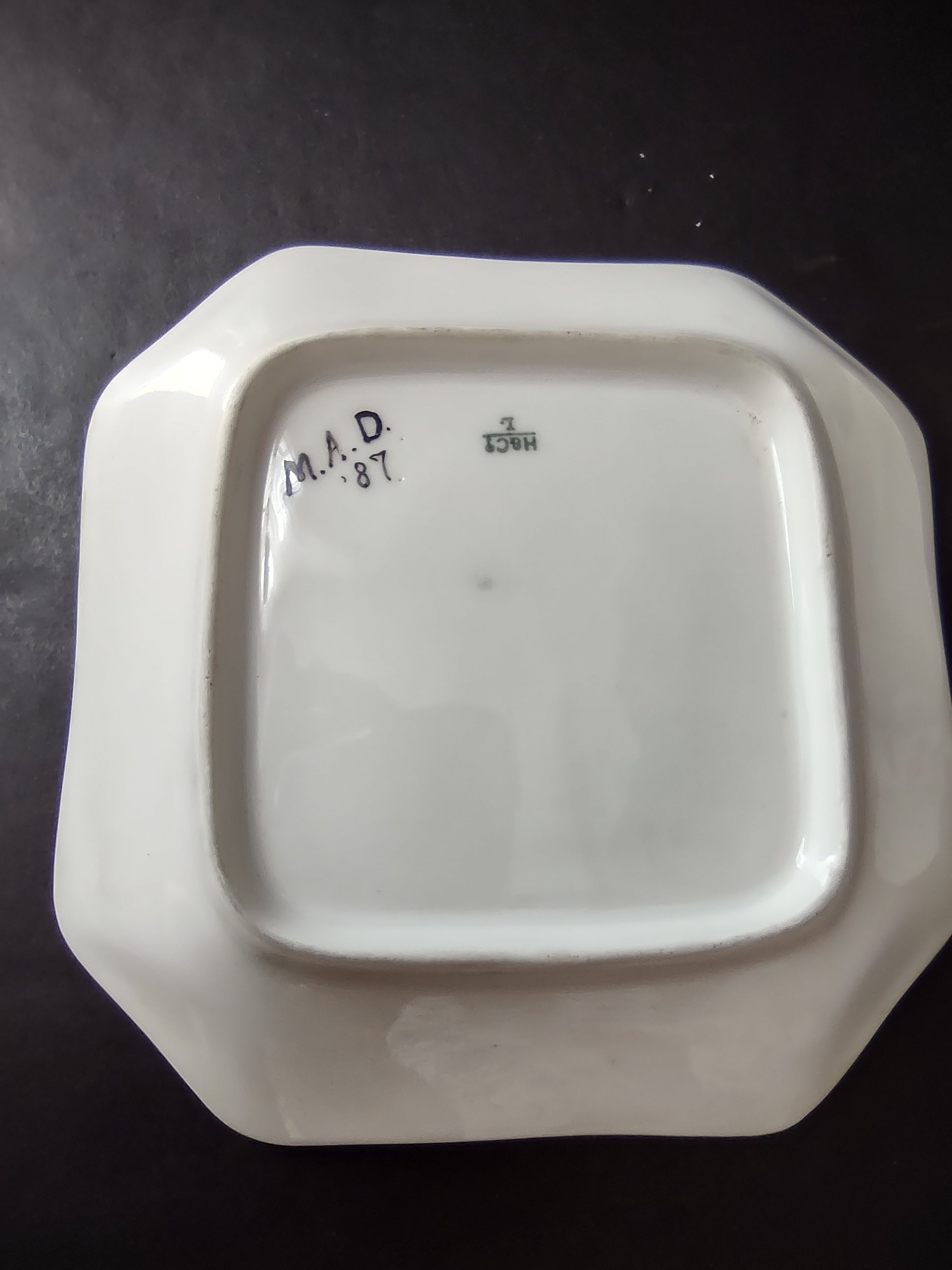 Haviland Limoges 3 x Square Serving Plate French Chic Cottage Floral (lot 988)