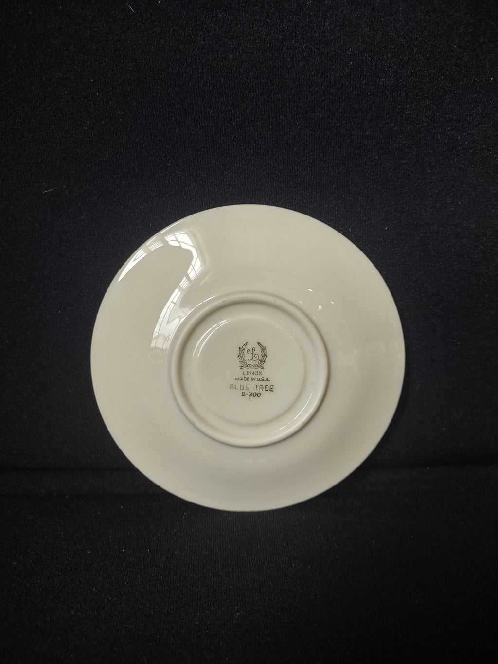 Vintage Lenox Blue Tree B-300 Demitasee Saucer ONLY (lot 1863)