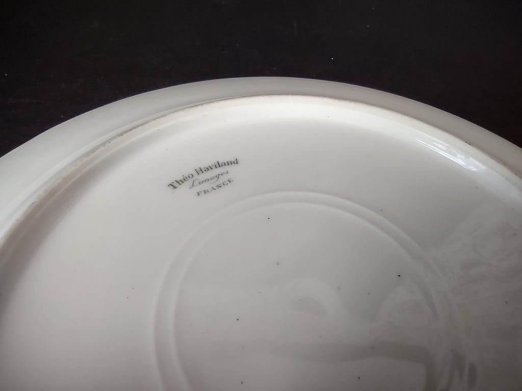 Haviland Limoges Dinner Plate Cornflower French Chic (lot 992)
