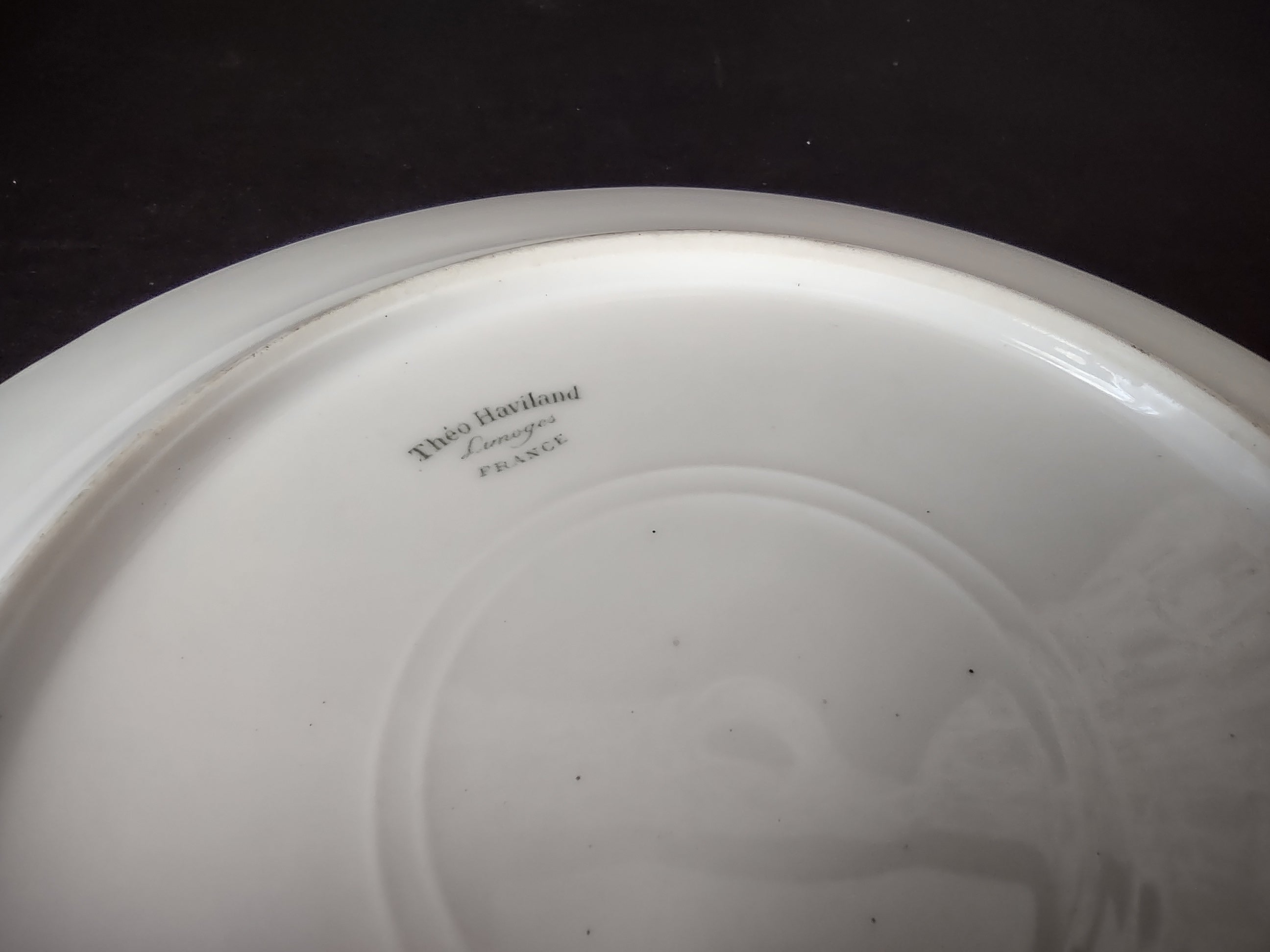 Haviland Limoges Dinner Plate Cornflower French Chic (lot 992)