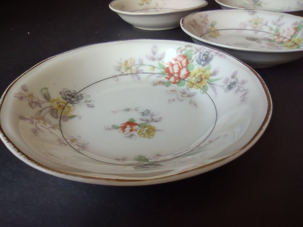 Haviland Limoges White Jewel 5 x Small Bowl 5" Floral (lot 798)