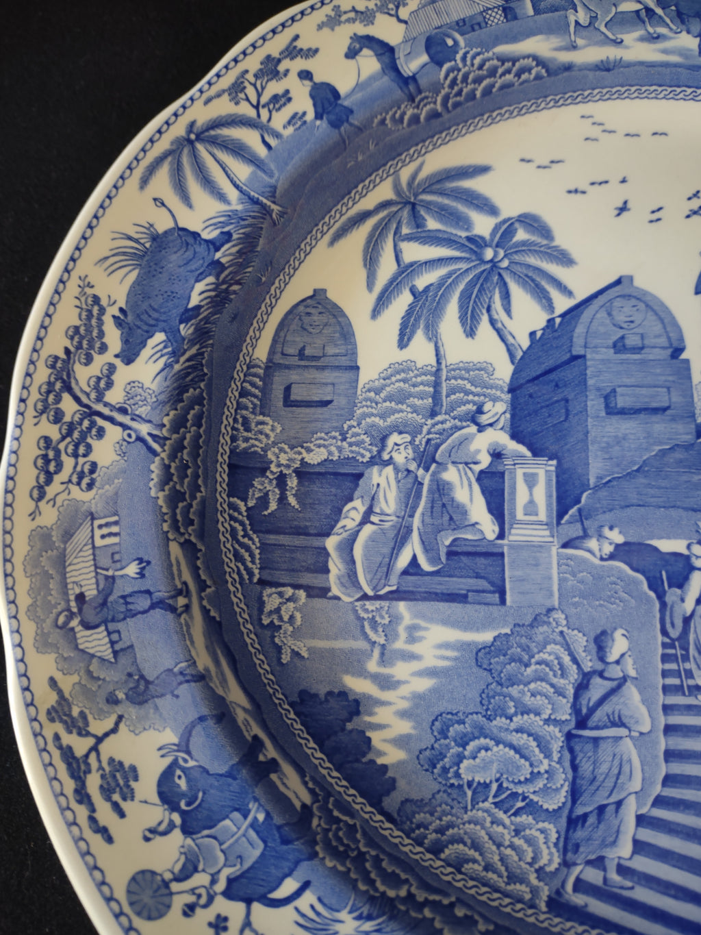 Vintage Spode Blue Room Collection Plate Caramanian (Lot 5731)