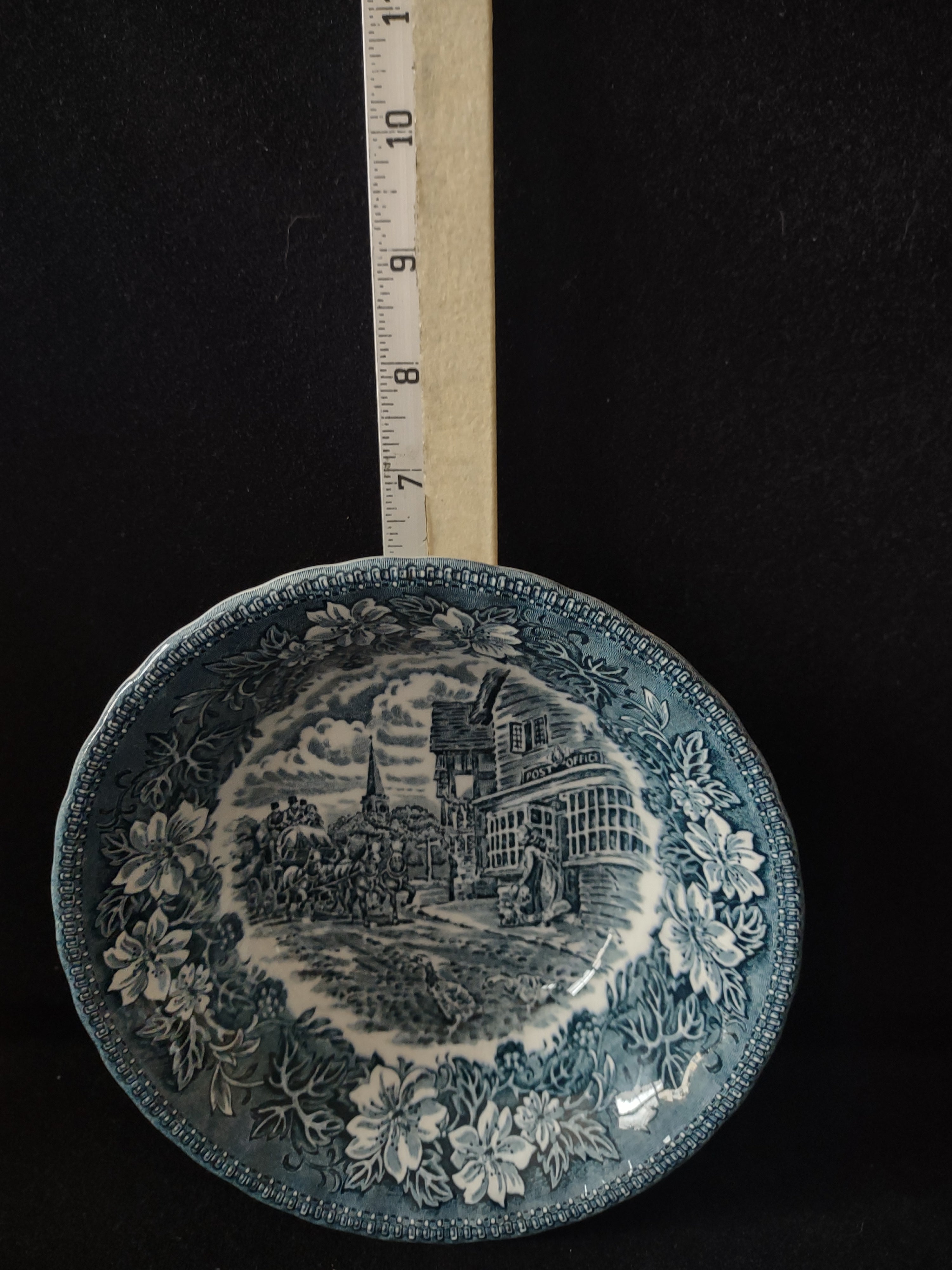 Vintage Royal Tudor Ware Cereal Soup Bowl Ironstone Coaching Taverns (Lot 5579)