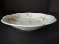 Haviland Limoges Cream Soup Plate Pink Thistle & Daisy (lot 883)