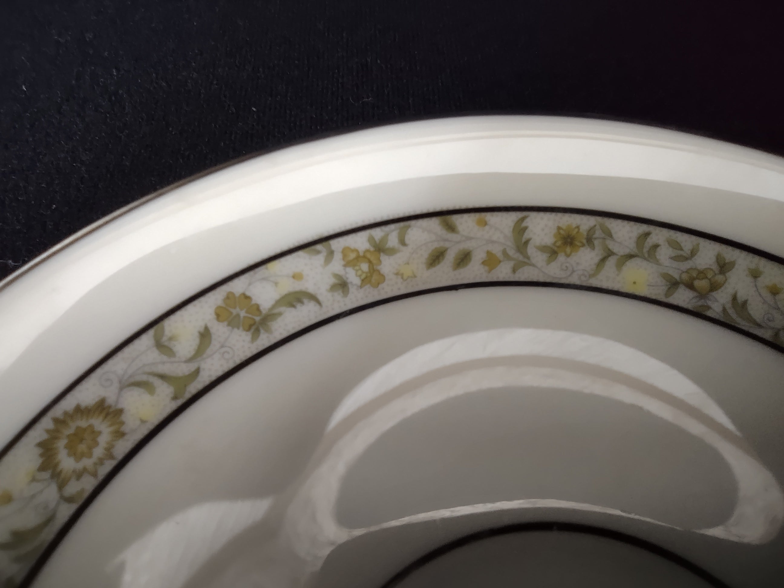 Vintage Lenox Springdale Tea Cup with Saucer (lot 1808)
