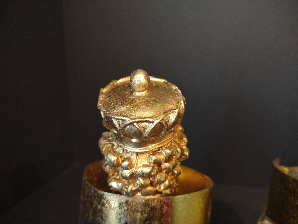 Christmas Set 3 Wiseman Gold Color 8" (lot 1458)