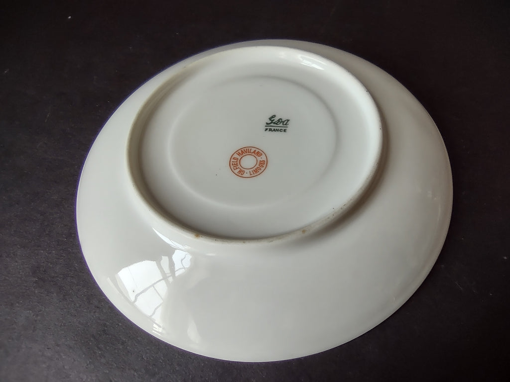 Haviland Limoges GDA Saucer ONLY Pink Daisy Daisies (lot 879)