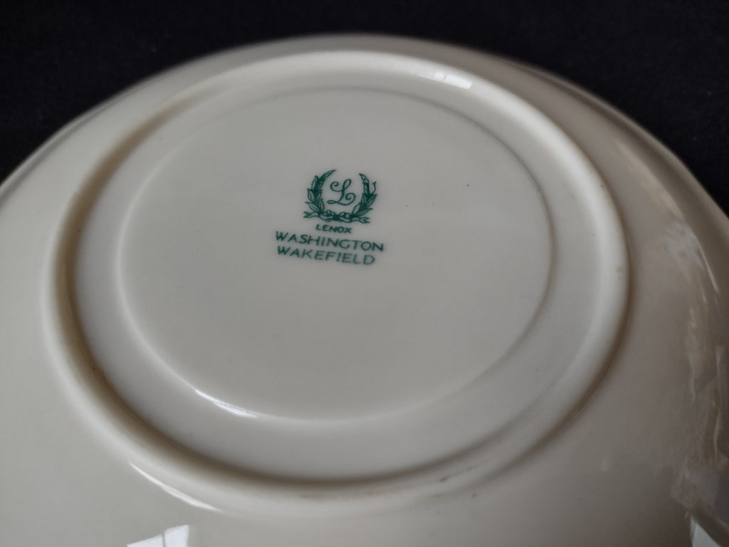 Vintage Lenox Washington Wakefield Saucer ONLY (lot 1821)