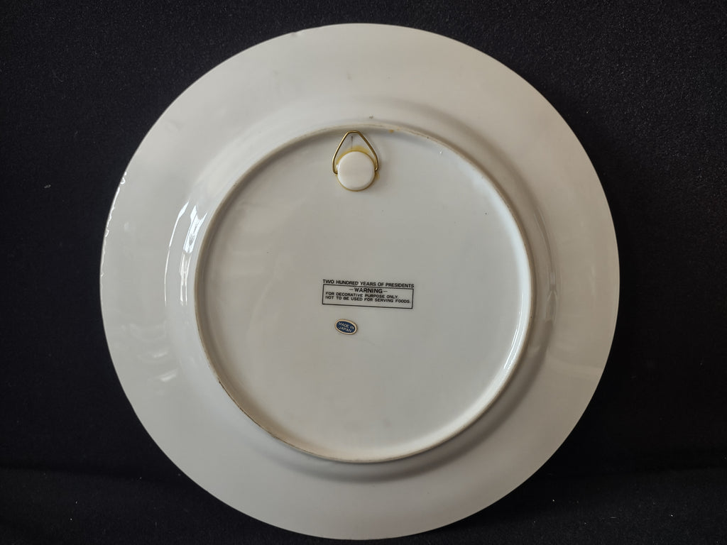 Vintage Japan Two Hundred Years of Presidents Wall Plate (lot 5288)