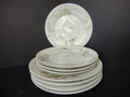 Haviland Limoges 4 x Salad/Dessert & 4 x Bread/Butter Plate Grey Moss (lot 919)