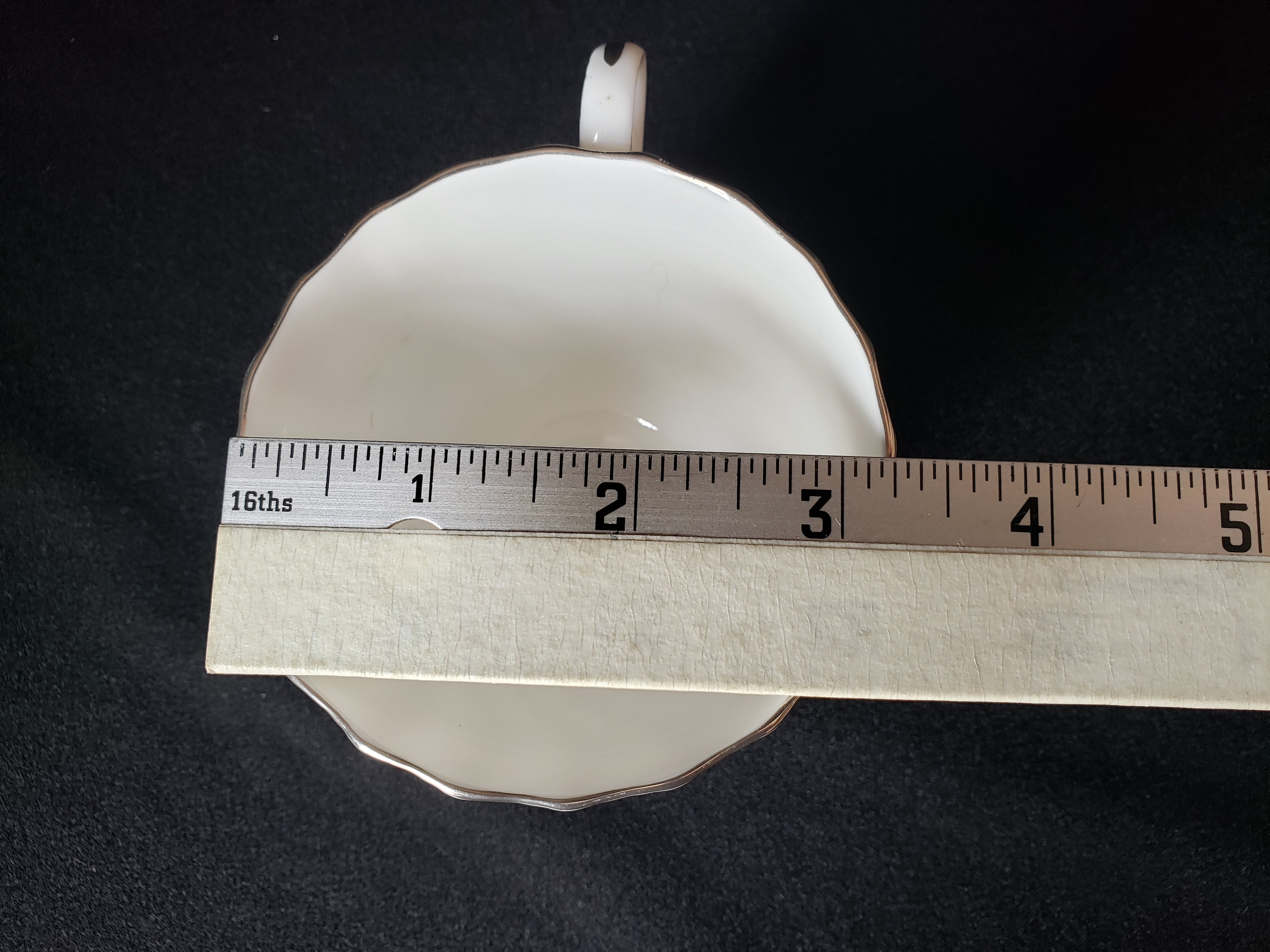 Vintage Royal Worcester Engagement Tea Cup ONLY (lot 2056)