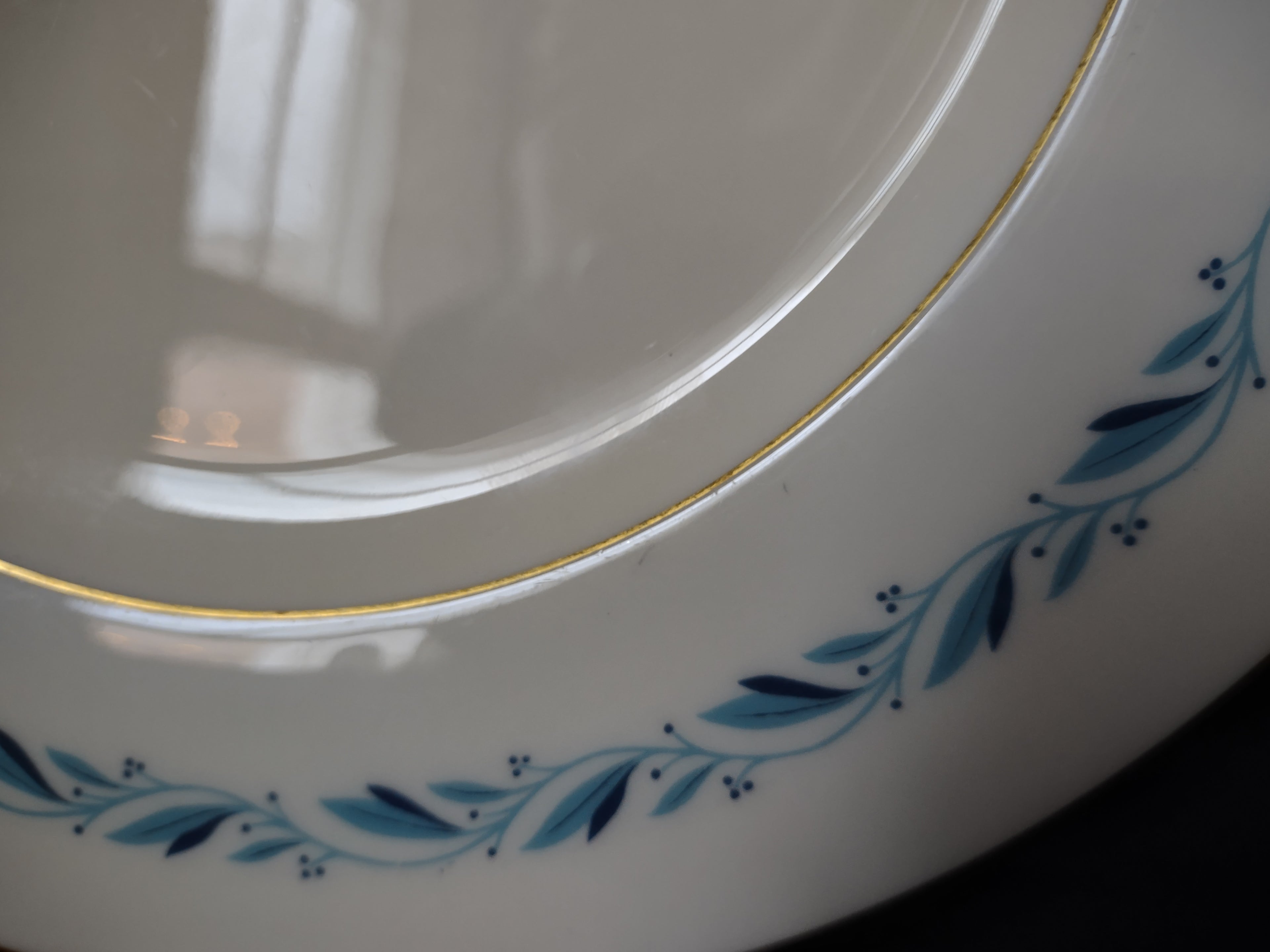 Vintage Lenox Blue Ridge Dinner Plate (lot 1778)