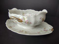 Haviland Limoges Gravy Boat Pink Purple Yellow Rose (lot 841)