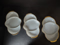Vintage Set of 3 Serving Dish Fire King Milk Glass Anchor Hocking (lot 2596c)