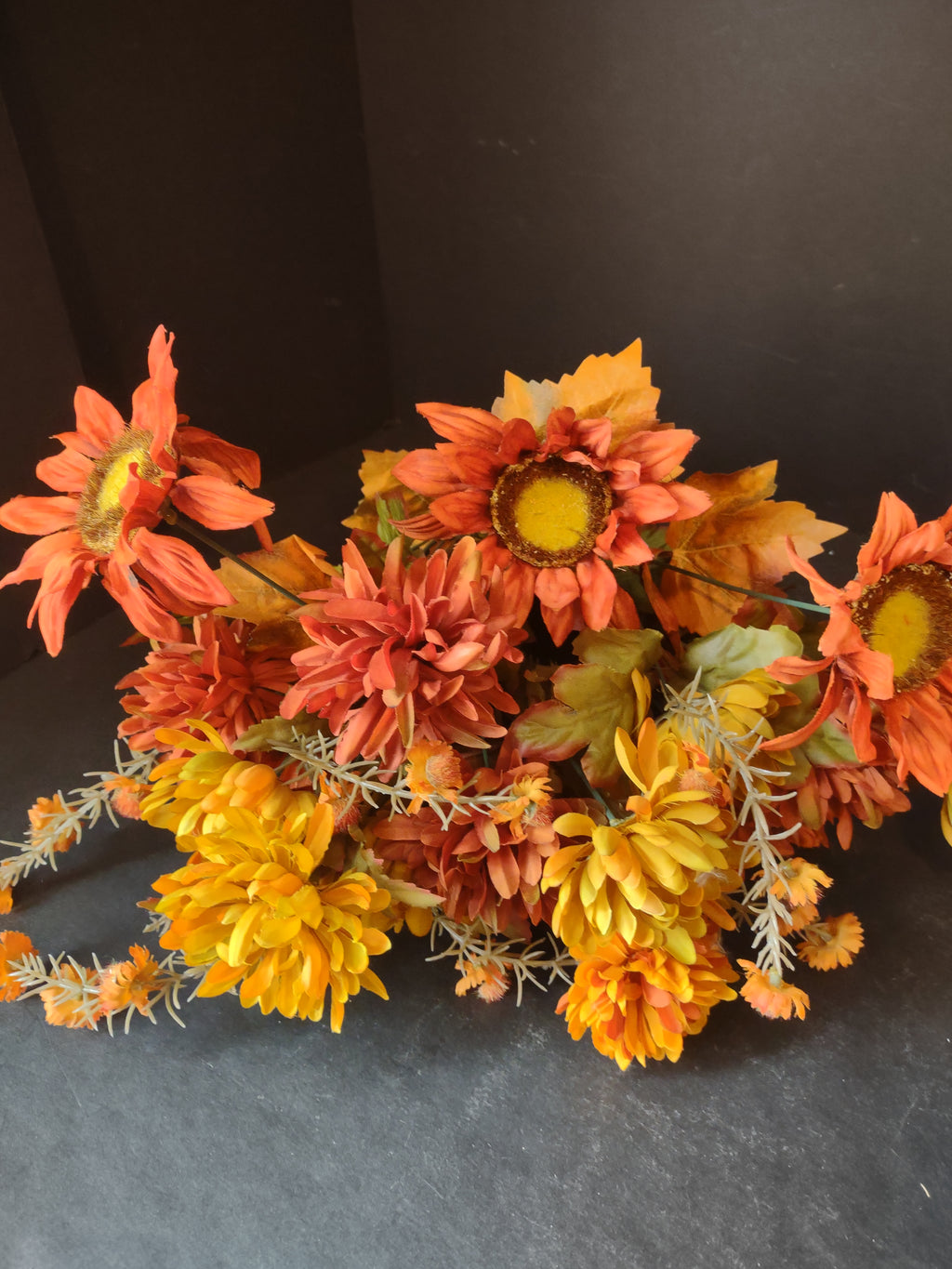 Halloween Thanksgiving Fall Artificial Twig 23" Hobby Lobby Sunflower (lot 3104)