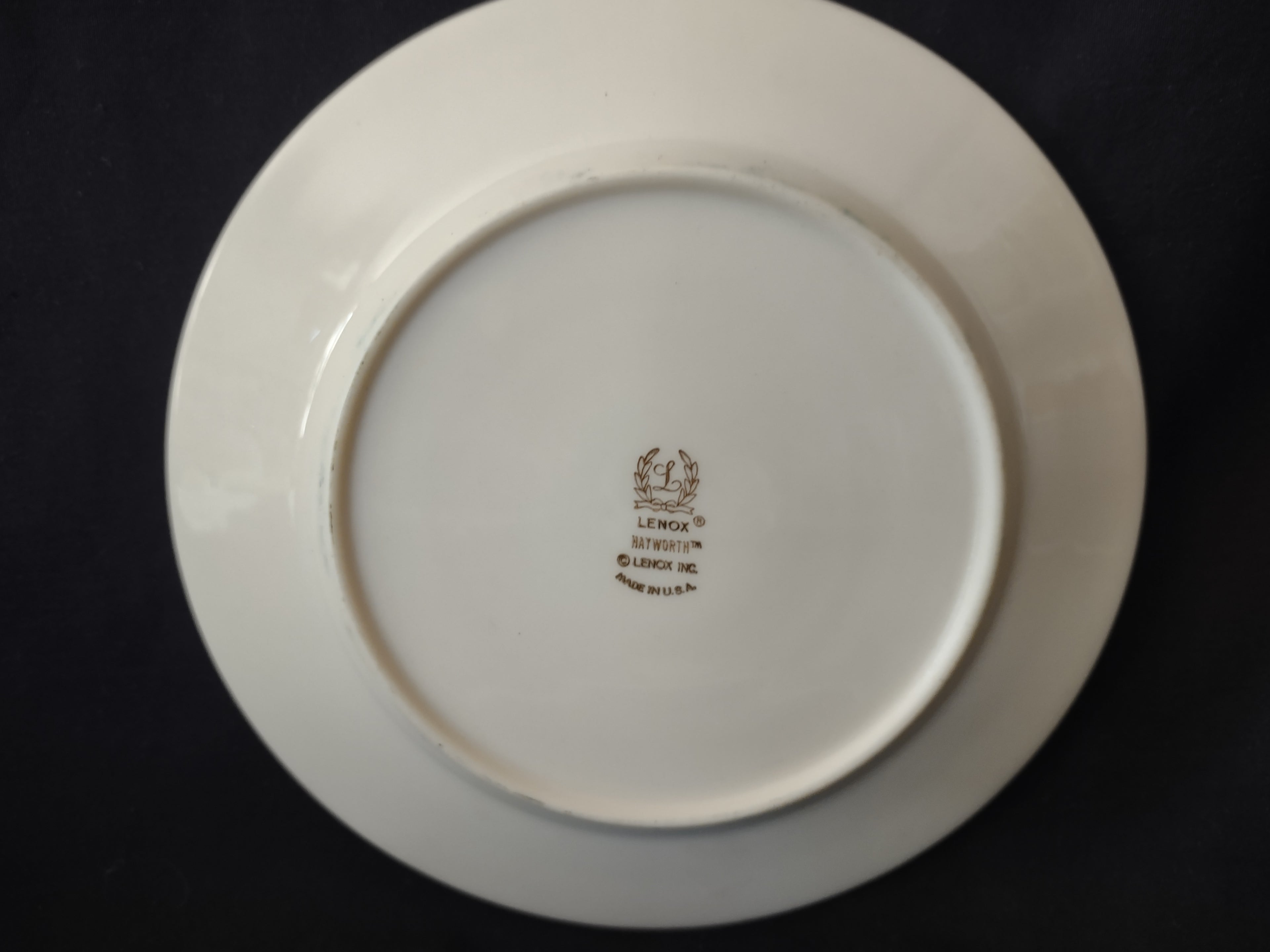 Vintage Lenox Hayworth Bread or Dessert Plate 6-1/2" (lot 1991)