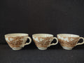 Vintage Johnson Brothers Teacup Ironstone Olde English Countryside x 3 (Lot 5638