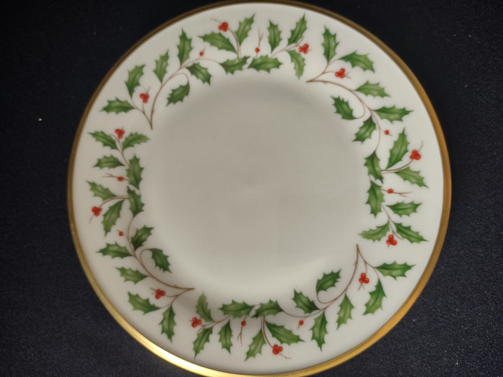 Vintage Lenox Holiday Dimension Collection Salad Plate 8-1/8" (lot 1871)