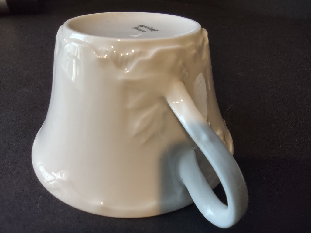 Haviland France Limoges Bouillon Cup Saucer White (lot 1037)
