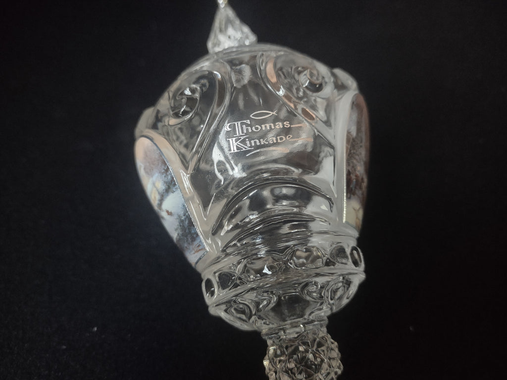 Thomas Kinkade Bradford 2005 Annual Crystal Ornament Holiday (lot 2482c)