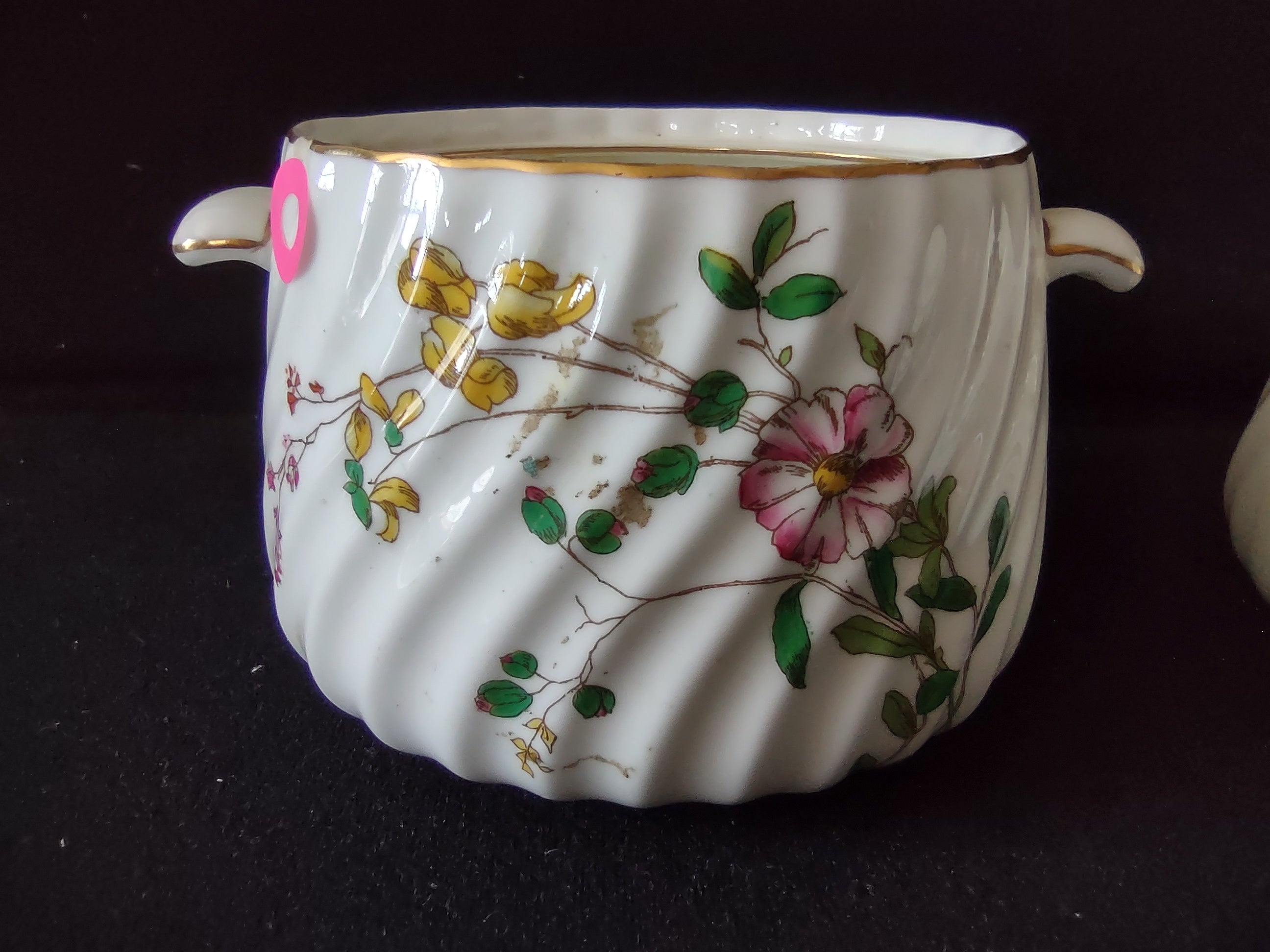 Vintage Set of 2 Minton Sugar Bowl NO Lid IMPERFECT Planter(lot 5520)