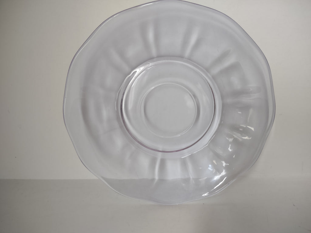 Fostoria Wisteria Lilac Lafayette Glass Saucer ONLY Neodymium (lot 2731)