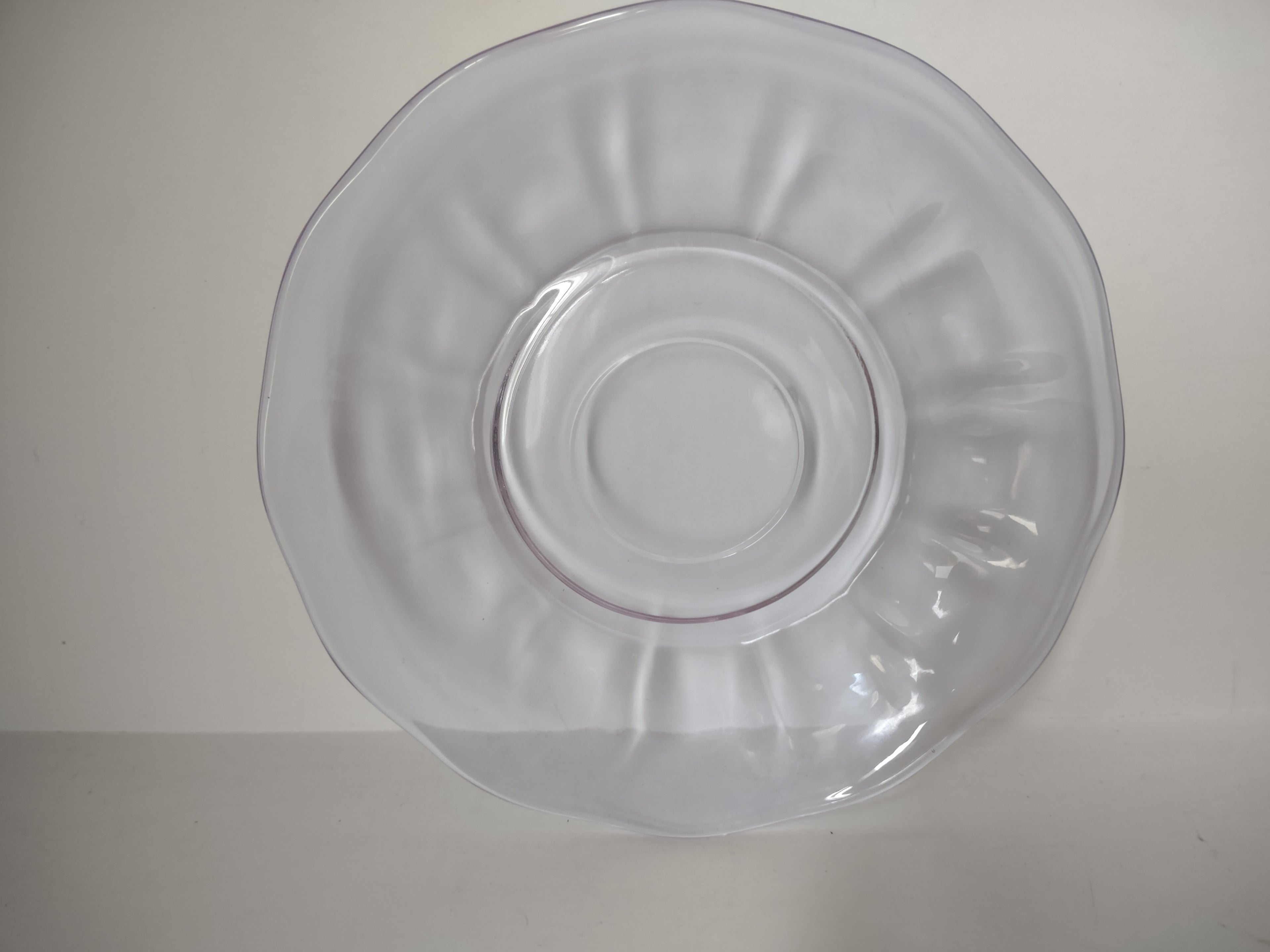 Fostoria Wisteria Lilac Lafayette Glass Saucer ONLY Neodymium (lot 2731)