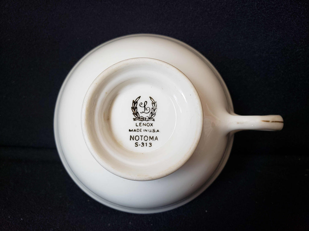 Vintage Lenox Notoma S-313 Tea Cup ONLY (lot 1952)