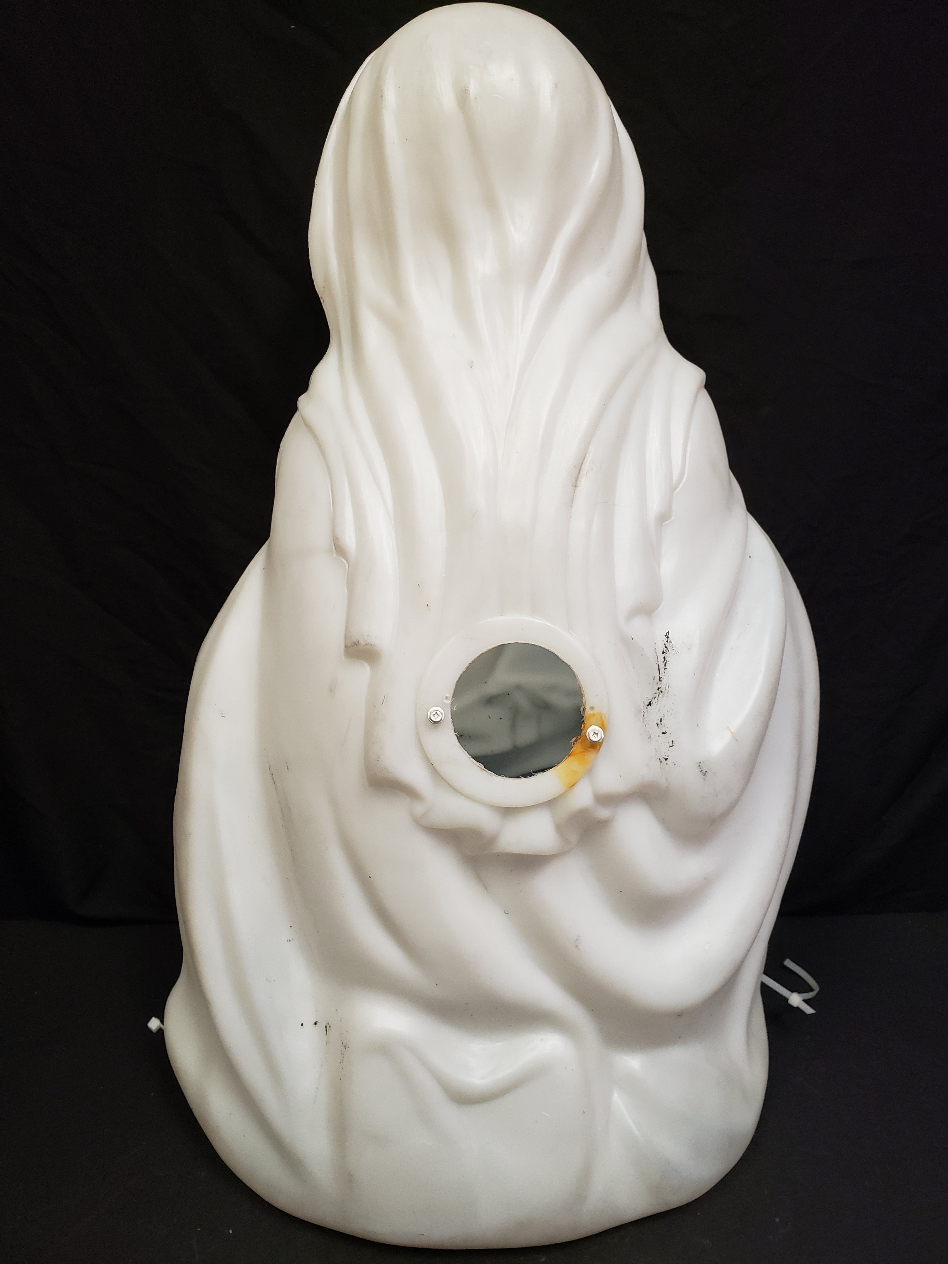 Vintage Christmas Outdoor Blue Mary Blow Mold 26" (lot 2264)