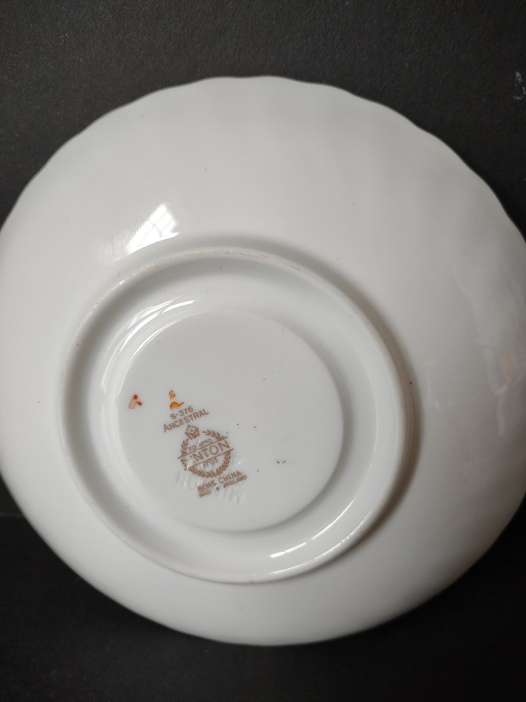 Vintage Minton England Bone China Ancestor Saucer ONLY (lot 5453)