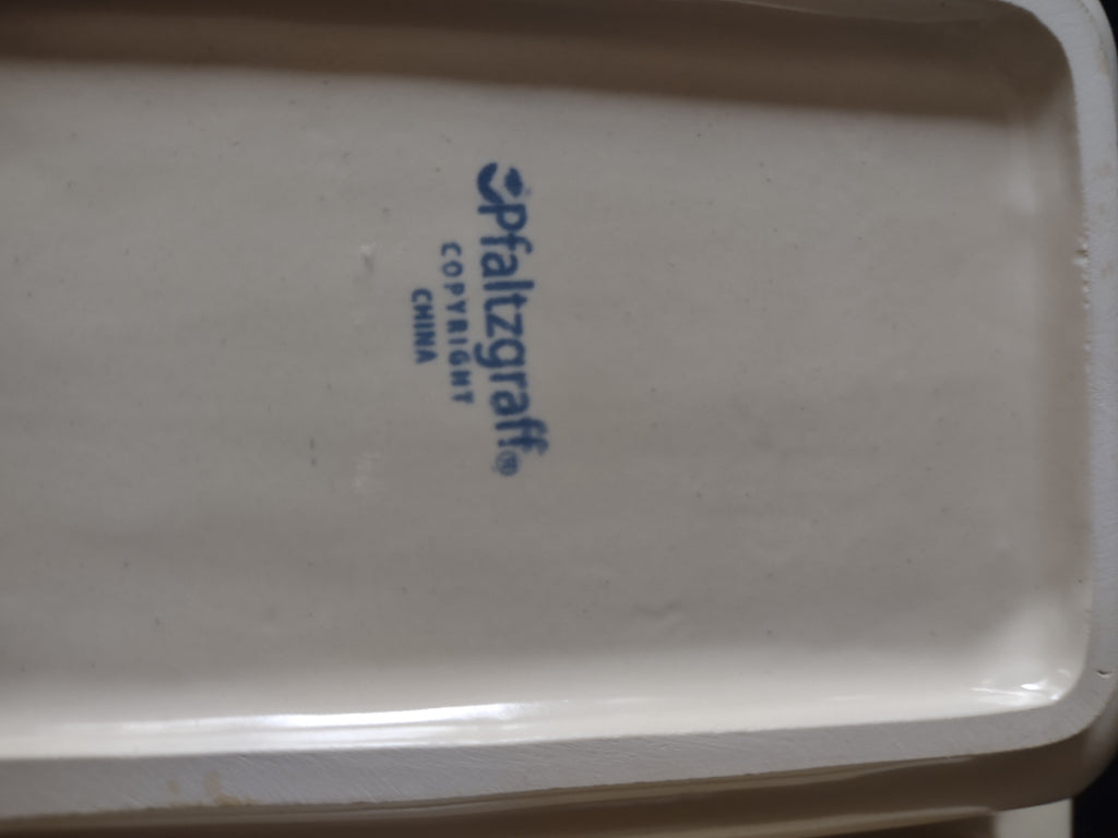 Vintage Pfaltzgraff Mission Flower 3 Divided Rectangular Serving Dish (Lot 5291)