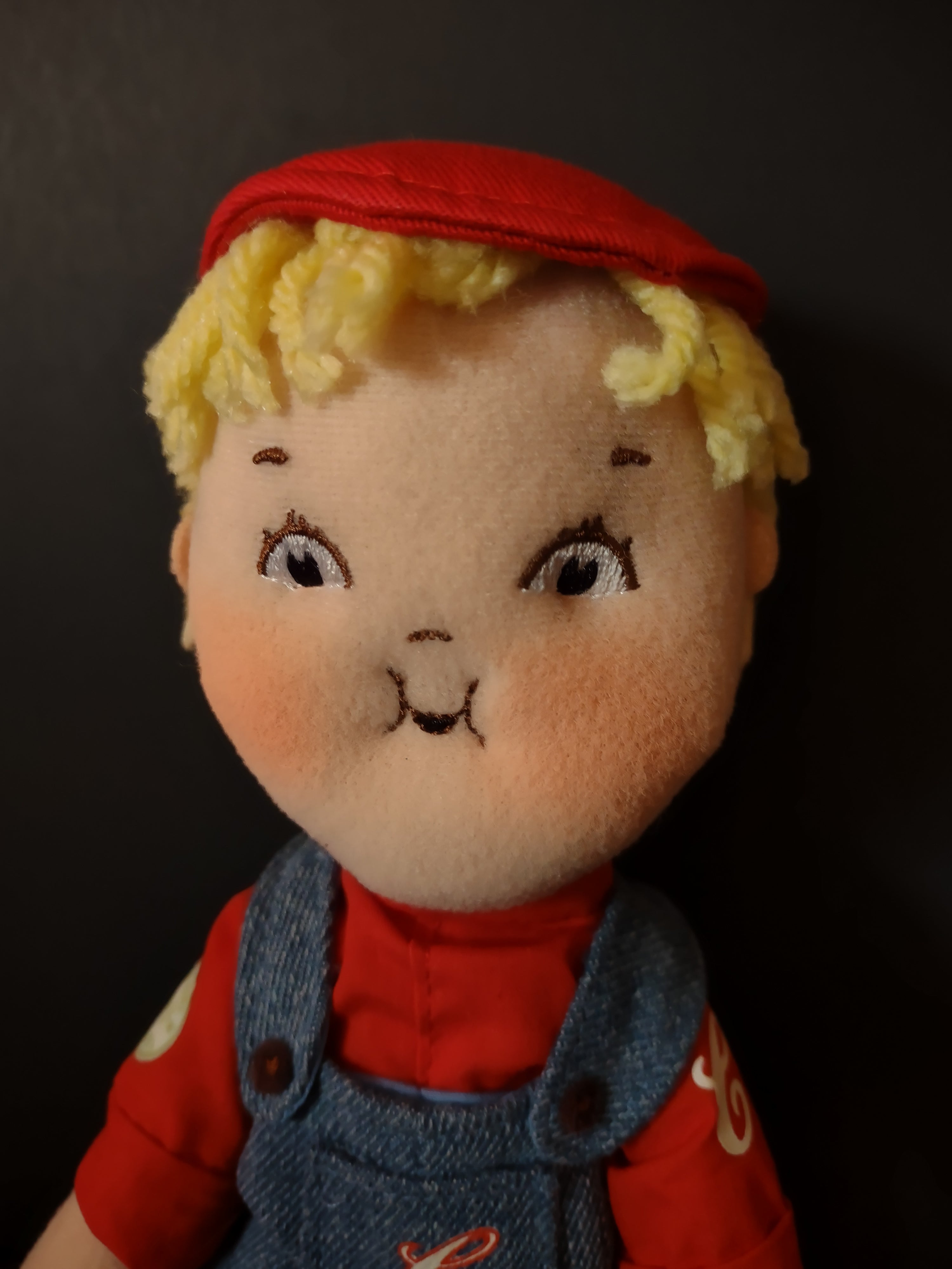 Vintage 2004 Campbells Anniversary Plush Dolls Boy Girl Collectible (Lot 4731)