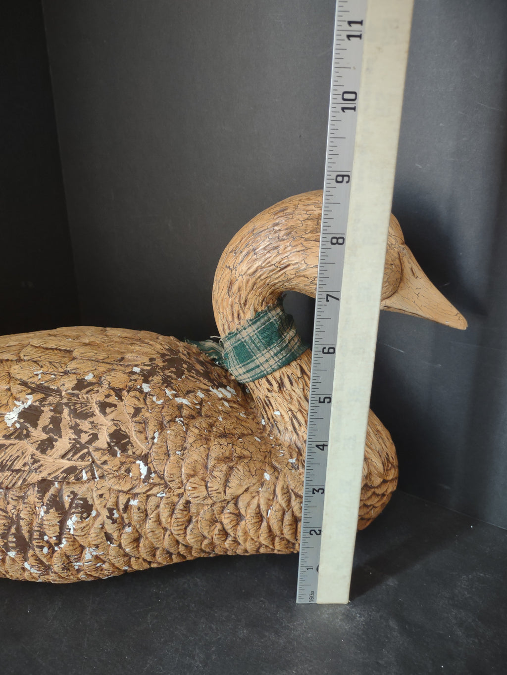 Ceramic Duck Brown Figurine (lot 2938c)