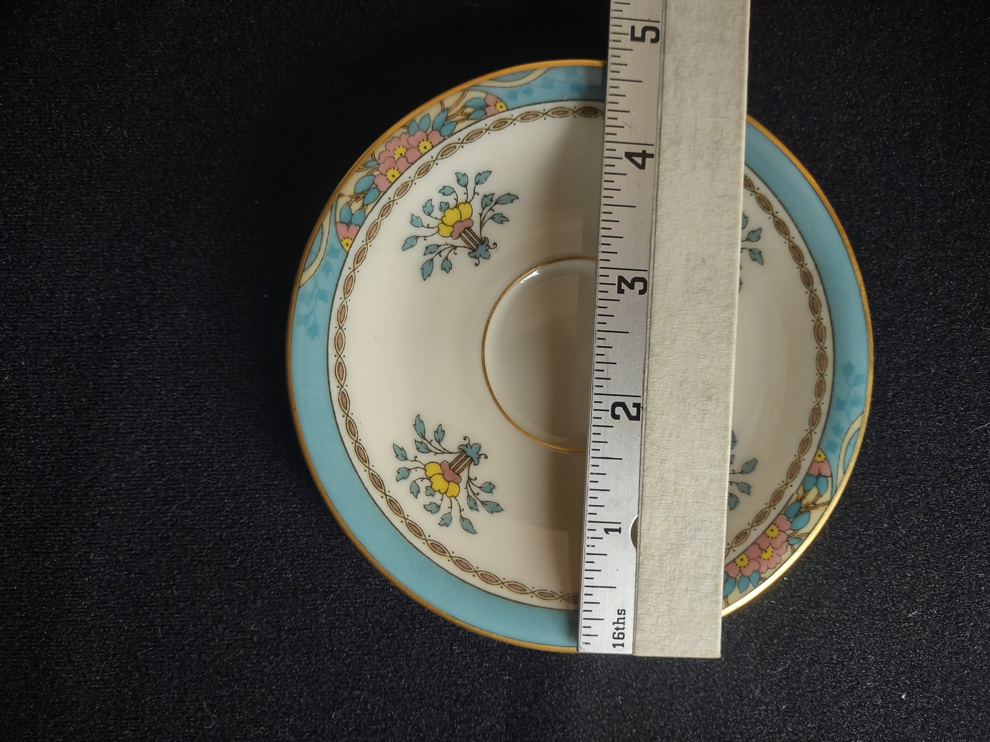 Vintage Lenox Blue Tree B-300 Demitasee Saucer ONLY (lot 1863)