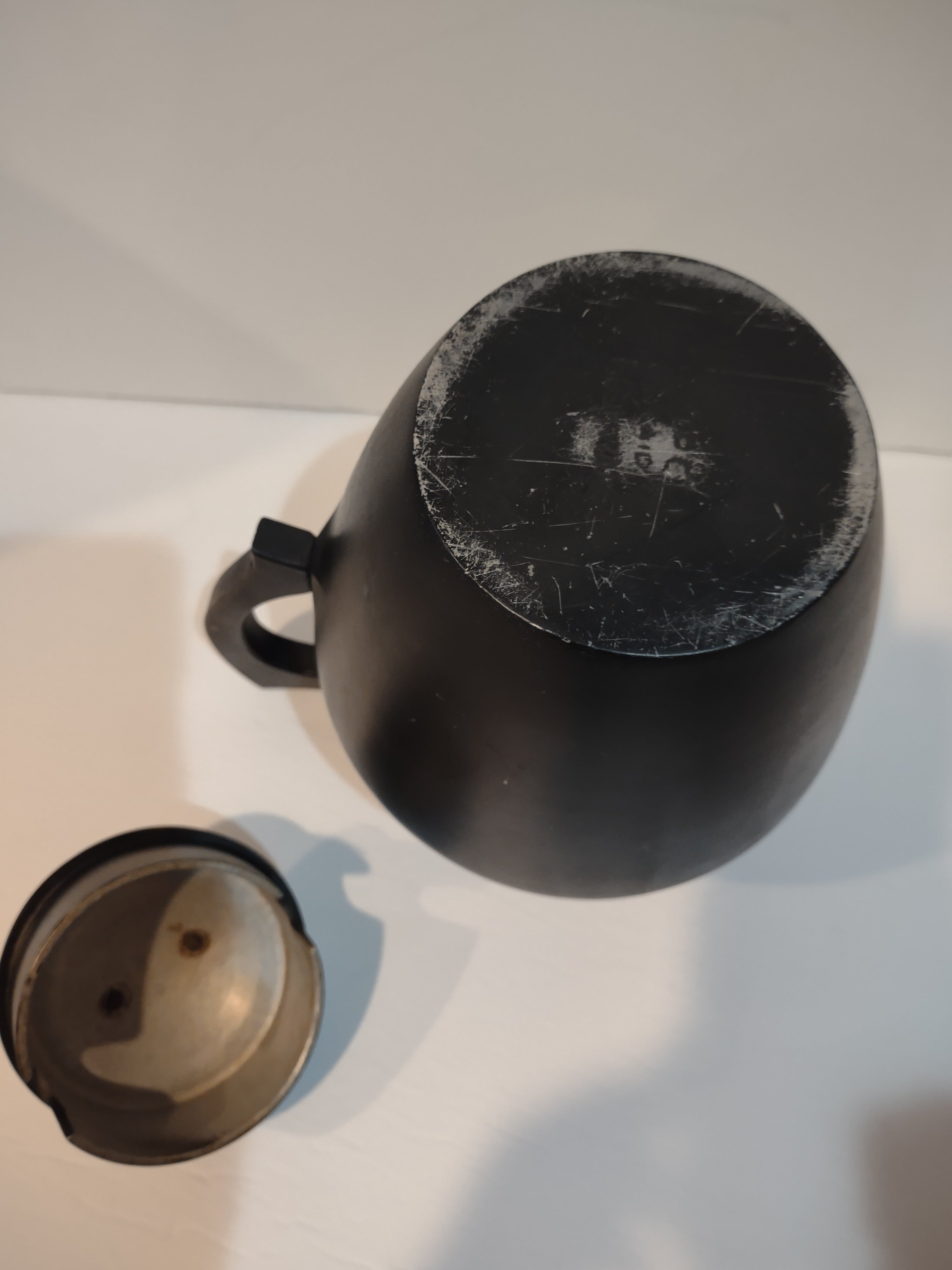Vintage Super Maid Aluminum Coffee Tea Pot Black (lot 2656c)