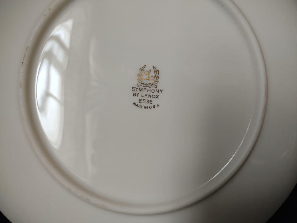 Vintage Lenox Symphony E-536 Dessert or Salad Plate 7-3/4" (lot 1851)