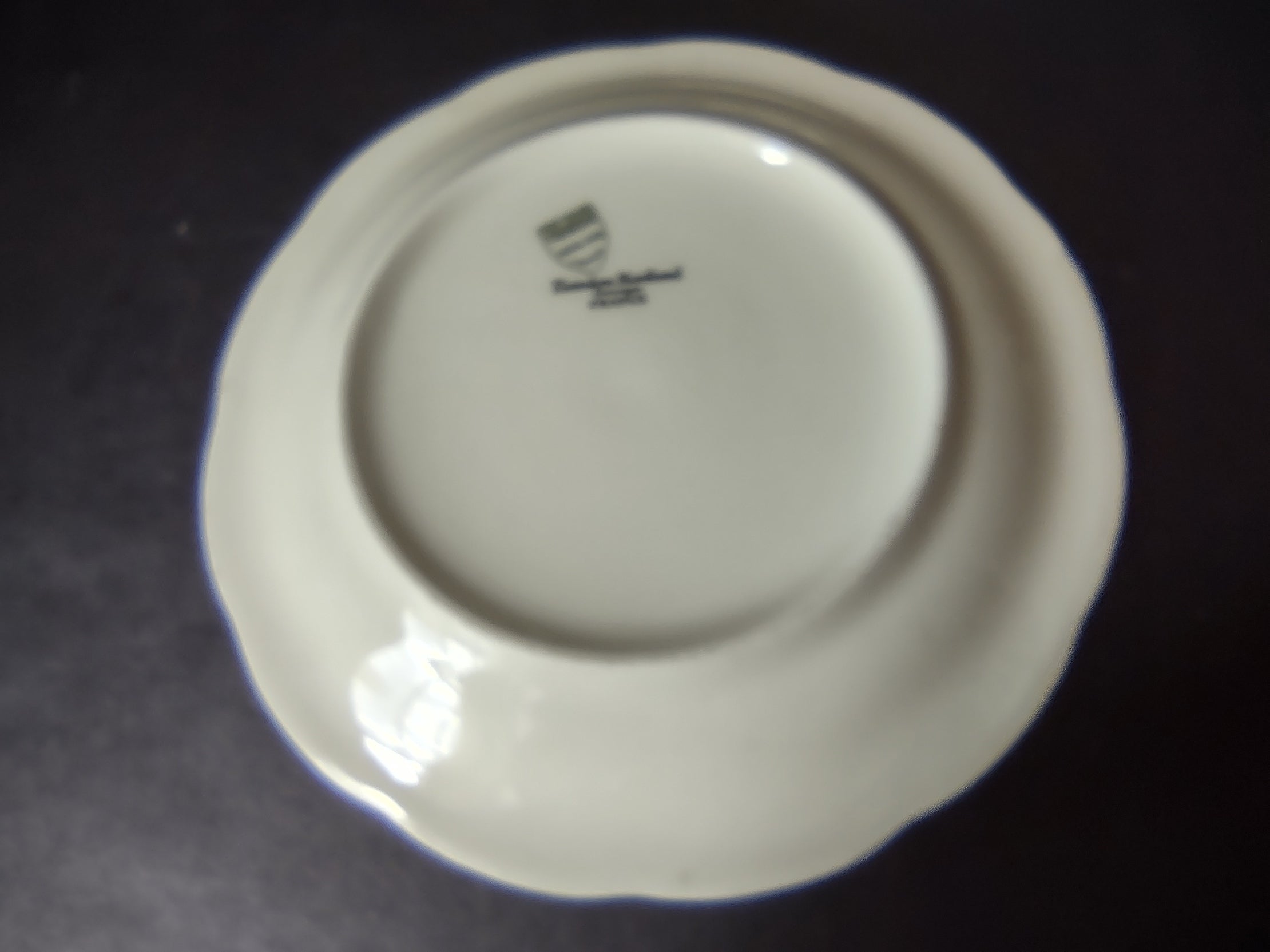 Haviland Limoges 2 x Dessert/Salad Plate Peony Flower Cream Color (lot 927)